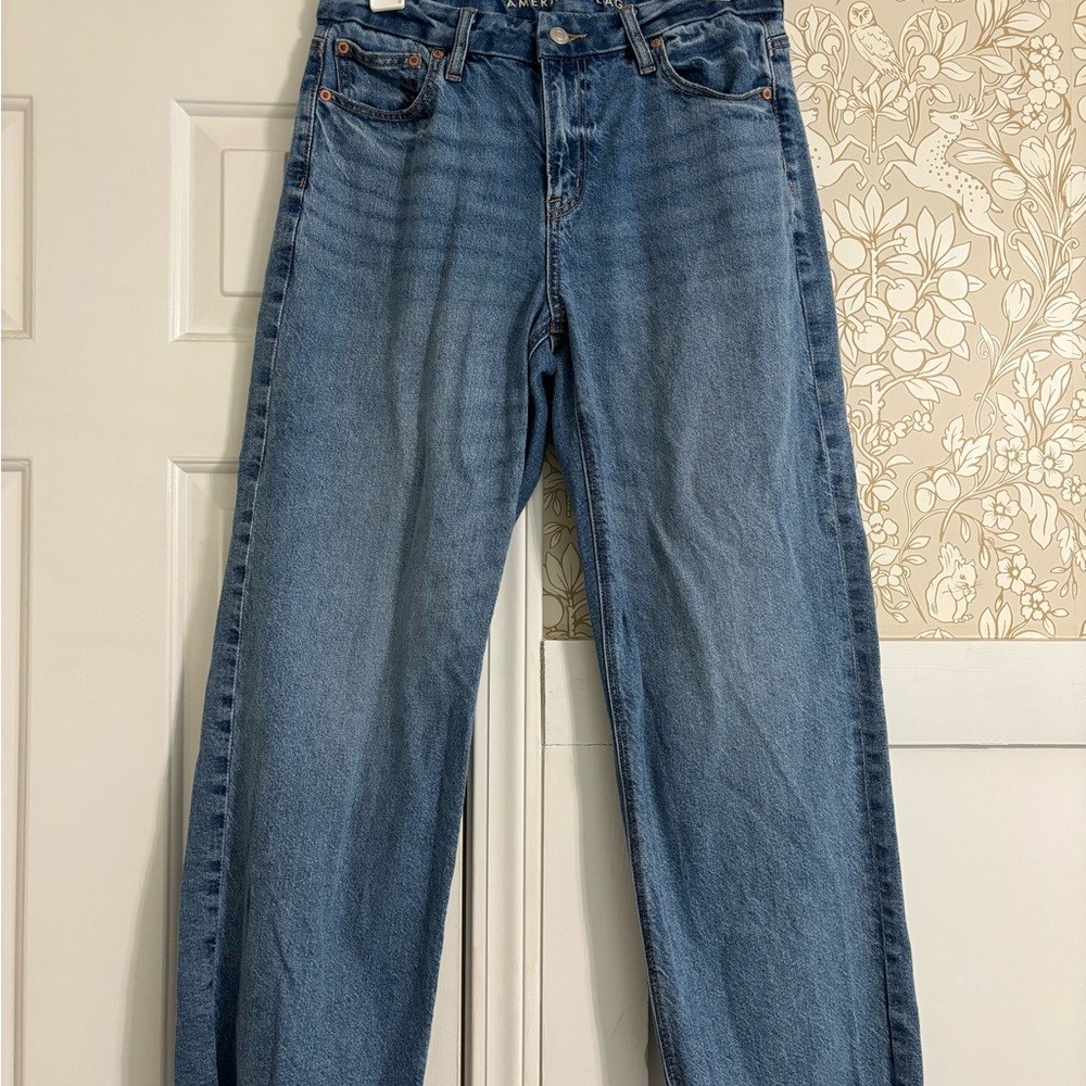 American Eagle Outfitters Relaxed Blue Jeans